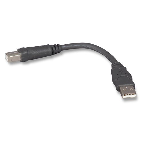 Book Cover Belkin Pro Series USB 2.0 Device Cable - 6 inches - USB cables (USB A, USB B, Black)