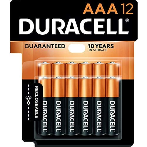 Book Cover Duracell - CopperTop AAA Alkaline Batteries - long lasting, all-purpose Triple A battery for household and business - 12 Count (Pack of 1)