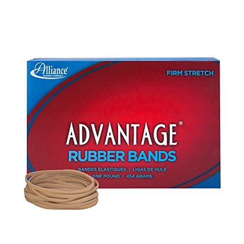 Book Cover Alliance Rubber Advantage Rubber Bands #33-1 Pound Box 26335, Natural