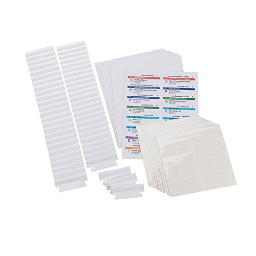 Book Cover Smead Viewables Premium 3D Hanging Folder Tabs and Labels for Inkjet and Laser Printers, Bulk Pack of 100 (64910)