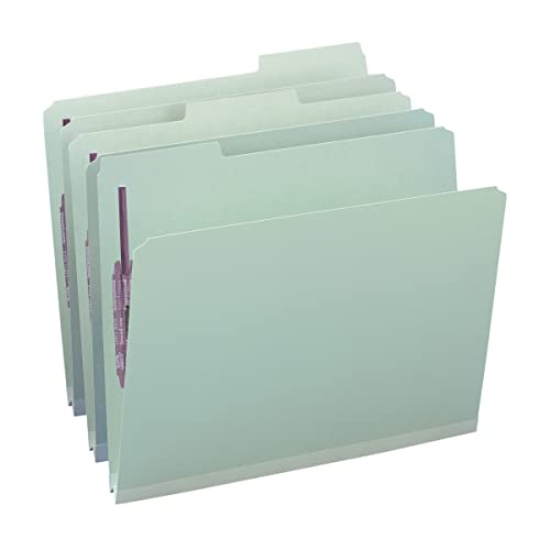 Book Cover Smead Pressboard Fastener File Folder with SafeSHIELD Fasteners, 2 Fasteners, 1/3-Cut Tab, 1