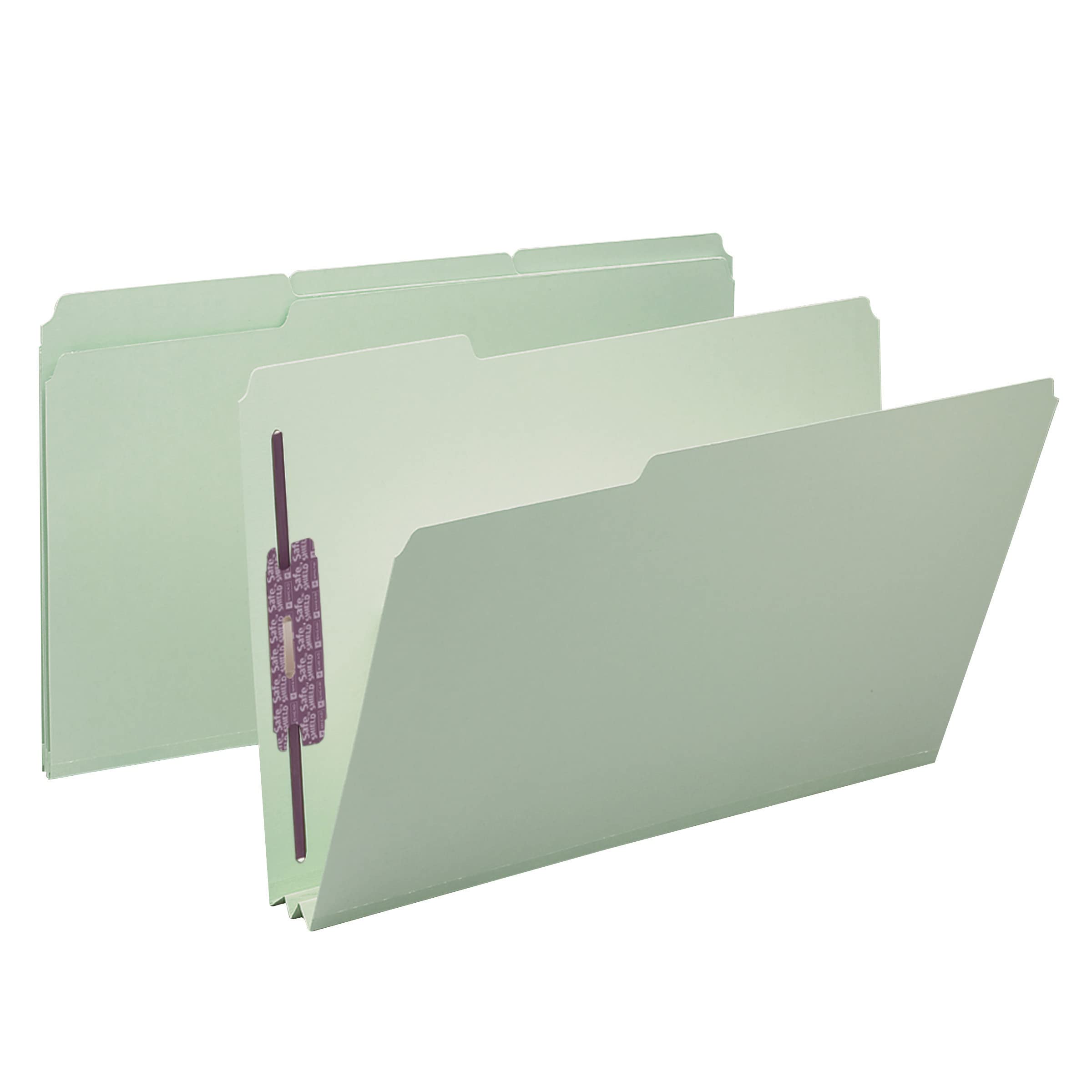Book Cover Smead Pressboard File Folder with SafeSHIELDÂ® Fasteners, 2 Fasteners, 1/3-Cut Tab, 2