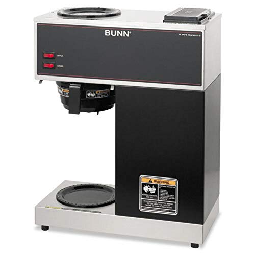 Book Cover Bunn-O-Matic Pour-O-Matic Model VPR Coffee Brewer, Stainless Steel/Black
