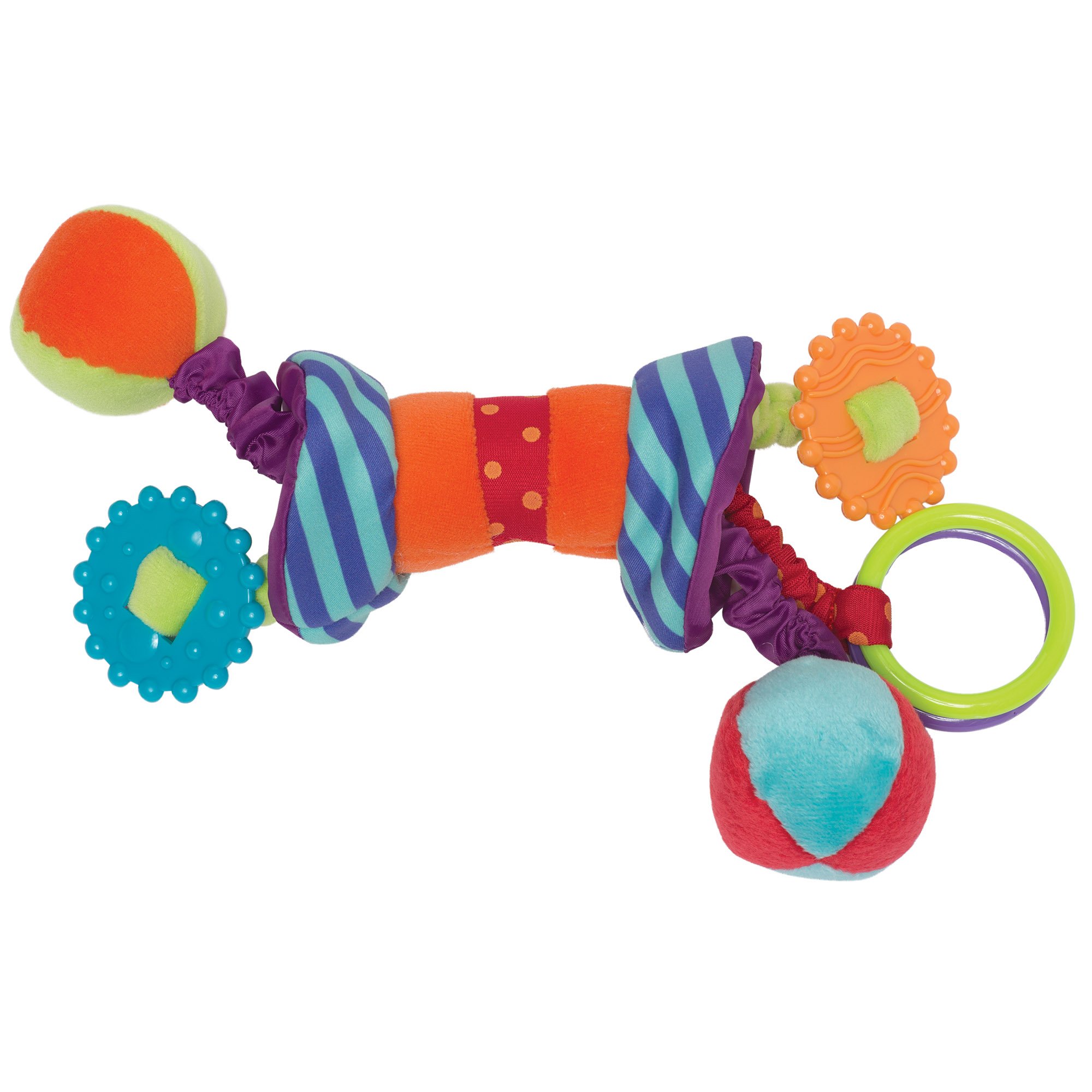 Book Cover Manhattan Toy Ziggles Rattle and Teether Developmental Activity Toy