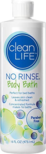 Book Cover No-Rinse Body Bath, 16 fl oz - Leaves Skin Clean, Refreshed and Odor-Free, Rinse-Free Formula - Makes 16 Complete Baths