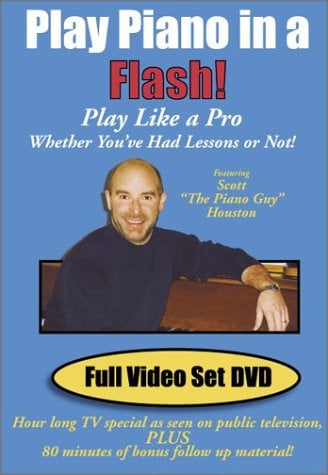 Book Cover Play Piano in a Flash! Full Video Set DVD