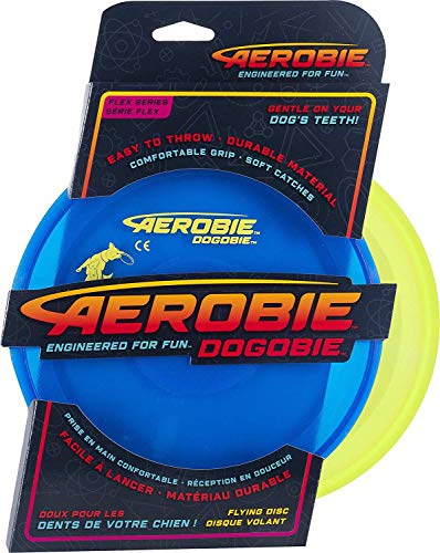 Book Cover Aerobie 28C12 Dogobie Disc Outdoor Flying Disc for Dogs - Colors May Vary,Multi