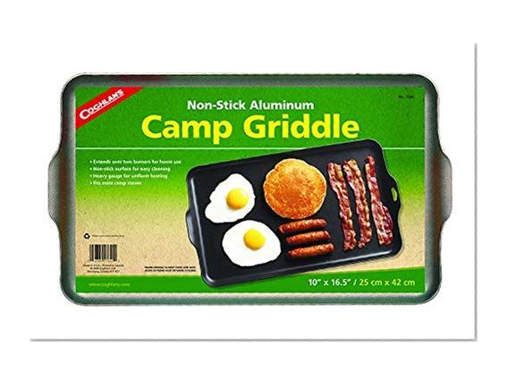 Book Cover Coghlan's Two Burner Non-Stick Camp Griddle, 16.5 x 10-Inches