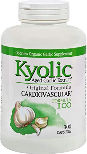 Book Cover Kyolic Garlic Formula 100 Original Cardiovascular Formula (300 Capsules)
