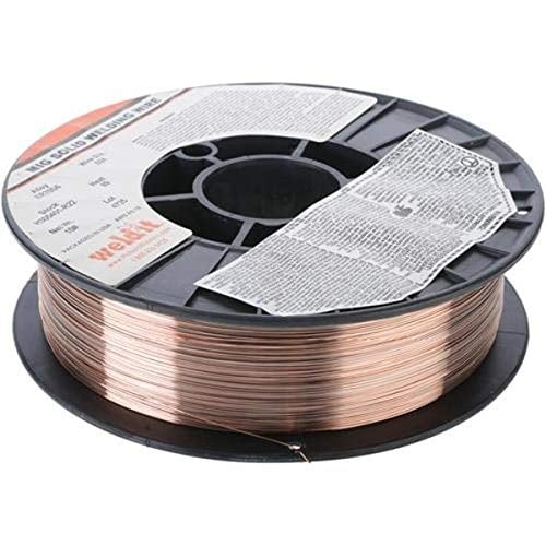 Book Cover Hobart H305401-R22 10-Pound ER70S-6 Carbon-Steel Solid Welding Wire, 0.024-Inch