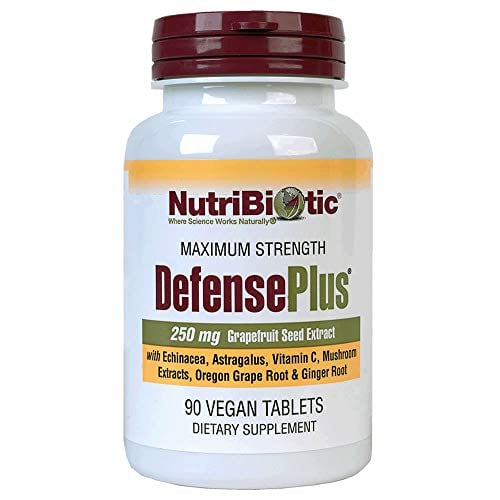 Book Cover Nutribiotic Defenseplus Tablets, 250 mg, 90 Count