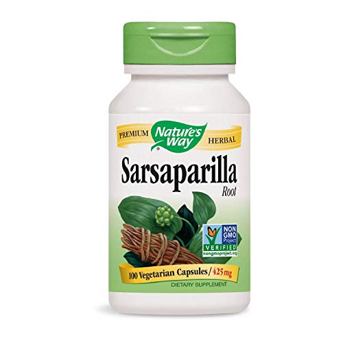 Book Cover Nature's Way Sarsaparilla Root Capsules 425 mg, 100-Count