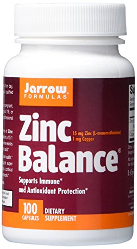 Book Cover Jarrow Formulas Zinc Balance 15 mg, Supports Immune and Antioxidant Protection, 100 Caps