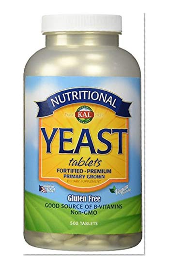 Book Cover KAL Nutritional Yeast, 500 Count