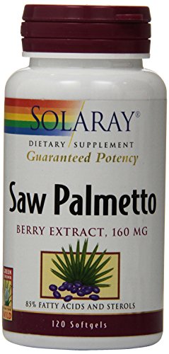 Book Cover Solaray Saw Palmetto Berry Extract, 160 mg | 120 Count