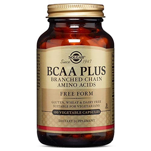 Book Cover Solgar - BCAA (Branched Chain Amino Acids) 100 Vegetable Capsules