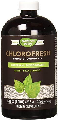 Book Cover Nature's Way Chlorofresh Liquid Chlorophyll Internal Deodorant 16 fl oz, Mint Flavor (Packaging May Vary)