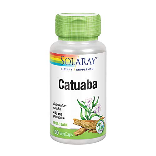 Book Cover Solaray Catuaba Bark Capsules, 465 mg, 100 Count
