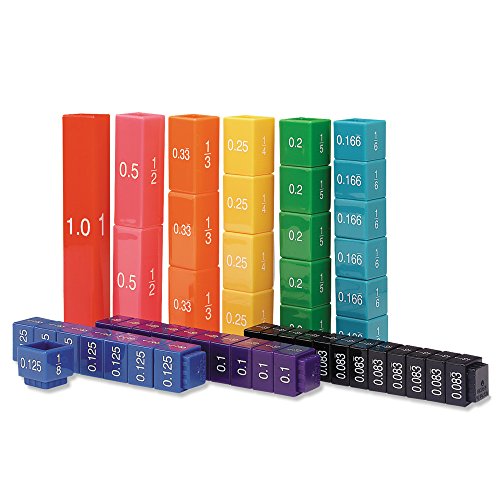 Book Cover Learning Resources Fraction Tower Activity Set