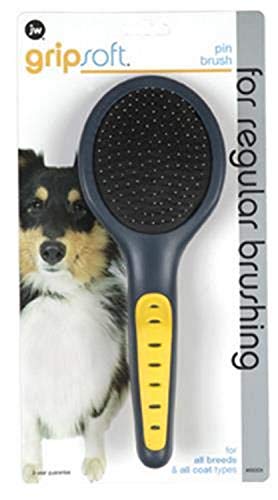 Book Cover JW Pet Company GripSoft Pin Brush Dog Brush