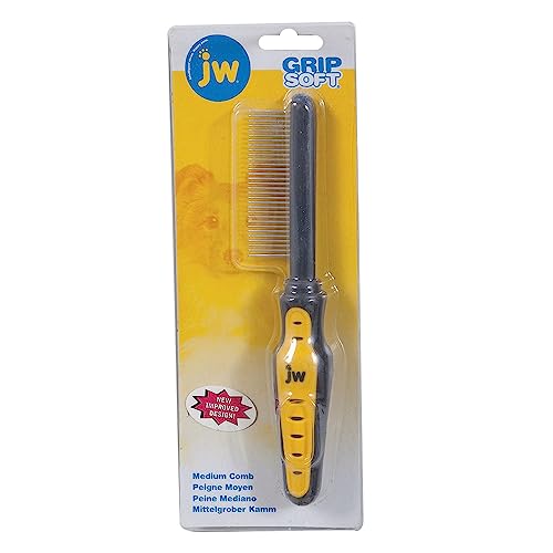 Book Cover JW Pet Company GripSoft Medium Comb for Dogs