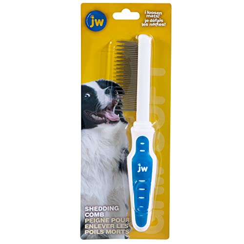 Book Cover JW Pet Company GripSoft Shedding Comb for Dogs