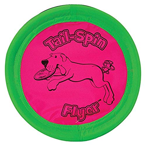 Book Cover Petmate Booda Tail-Spin Flyer Floating Dog Frisbee 3 Sizes Available