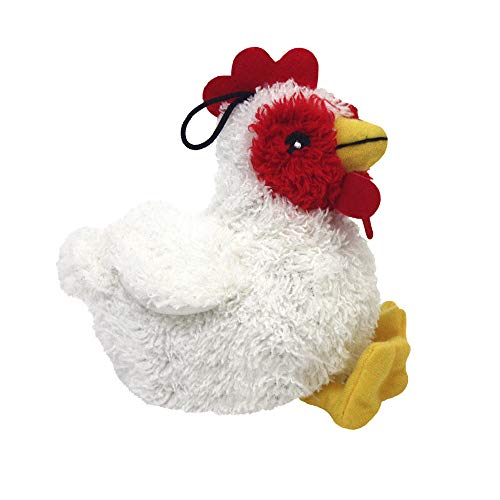 Book Cover Multipet Look Who's Talking Dog Toy, Chicken