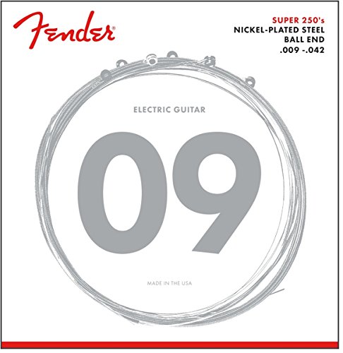Book Cover Fender 250L Nickel Plated Steel Electric Guitar Strings - Light