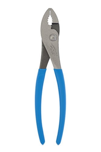 Book Cover Channellock 528 8-Inch Slip Joint Pliers | Utility Plier with Wire Cutter | Serrated Jaw Forged from High Carbon Steel for Maximum Grip on Materials | Specially Coated for Rust Prevention | Comfort Grips | Made in USA