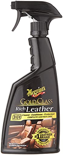 Book Cover Meguiar'S G10916 Gold Class Rich Leather Cleaner & Conditioner - 15.2 Oz.