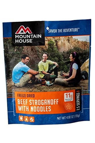 Book Cover Mountain House Men's 53119 Beef Stroganoff with Noodles, Pouch, Multi