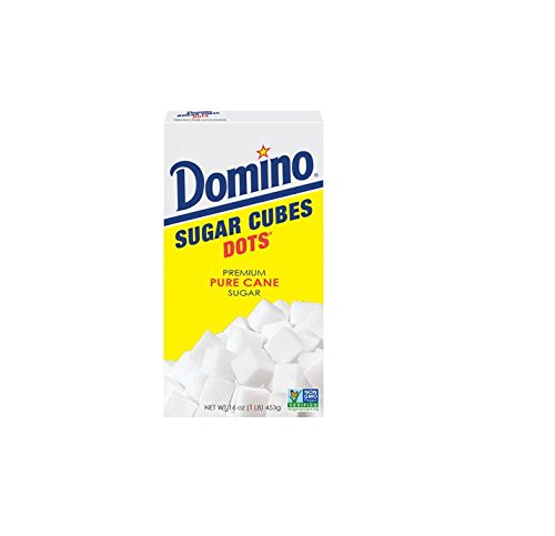 Book Cover Domino Premium Pure Cane Sugar Cubes Dots, 1 Pound Box