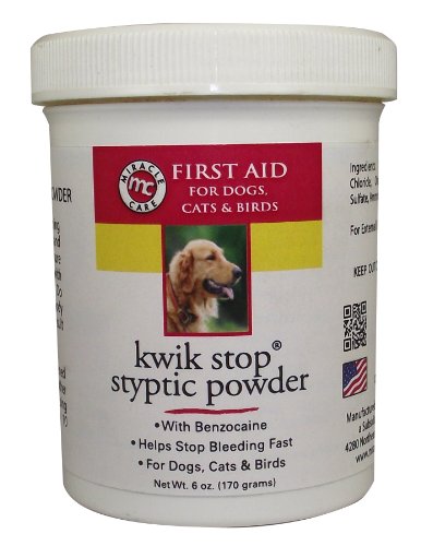 Book Cover Miracle Care Kwik-Stop Styptic Powder, 6 Ounce
