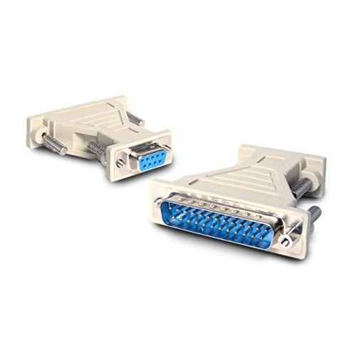 Book Cover StarTech.com DB9 to DB25 Serial Cable Adapter - F/M - Serial adapter - DB-9 (F) to DB-25 (M) - AT925FM,Beige