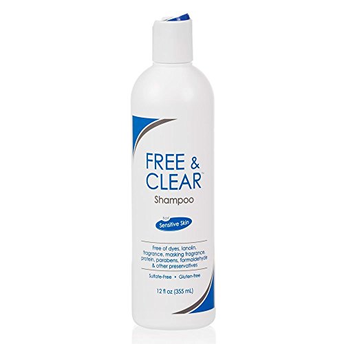 Book Cover Pharmaceutical Specialties Free & Clear Hair Shampoo for Sensitive Skin, fragrance free,12 Ounce
