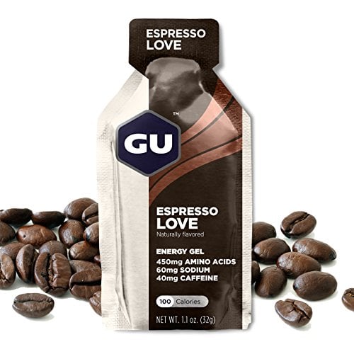 Book Cover GU Energy Original Sports Nutrition Energy Gel, 24-Count, Espresso Love