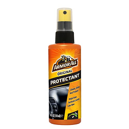 Book Cover Original Protectant Spray by Armor All, Car Interior Cleaner with UV Protection to Fight Cracking & Fading, 4 Oz
