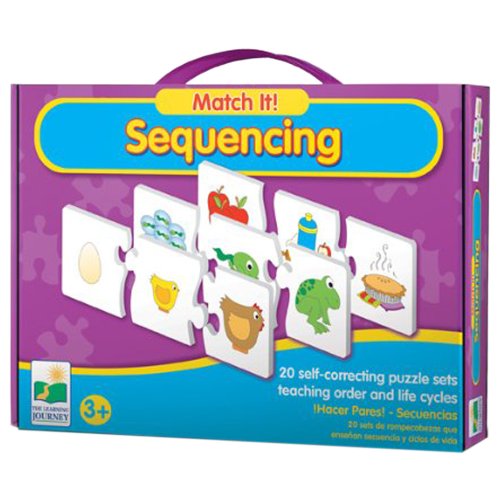 Book Cover The Learning Journey: Match It! - Sequencing - A What Comes Next Self-Correcting Puzzle to Teach Sequence 3