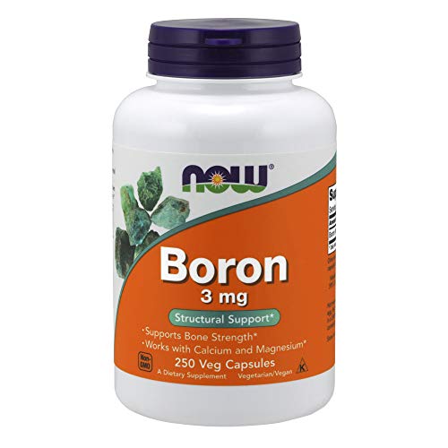 Book Cover NOW Supplements, Boron 3 mg, 250 Capsules