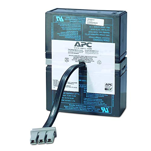 Book Cover APC UPS Battery Replacement for APC Back-UPS APC UPS Models BT1500, BT1500BP, BR1500, BX1500, SC1000, SN1000 (RBC33)