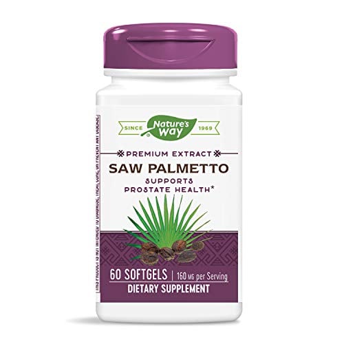 Book Cover Nature's Way Saw Palmetto, 160 mg per serving, 60 Softgels