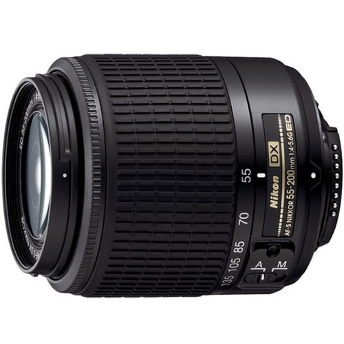 Book Cover Nikon 55-200mm f4-5.6G ED Auto Focus-S DX Nikkor Zoom Lens - White Box (New)