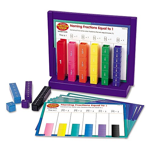 Book Cover Learning Resources Deluxe Fraction Tower Set