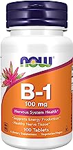 Book Cover Now Supplements, Vitamin B-1 100 mg, 100 Tablets