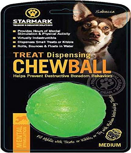 Book Cover Treat Dispensing Chew Ball, Medium