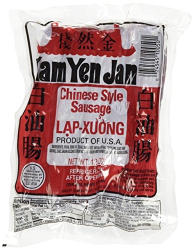Book Cover Kam Yen Jan Chinese Style Sausage 12oz (Pack of 3)