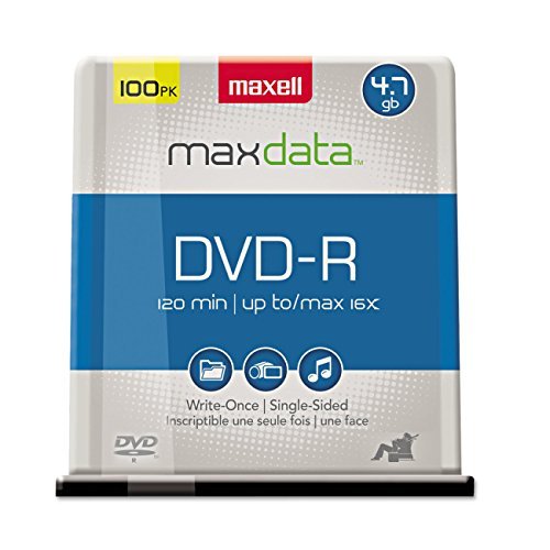 Book Cover Maxell MAX638014 16x DVD-R Media