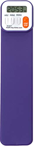 Book Cover Mark-My-Time Purple Digital Bookmark and Reading Timer