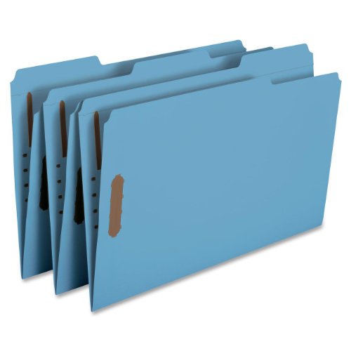 Book Cover Smead Fastener File Folder, 2 Fasteners, Reinforced 1/3-Cut Tab, Legal Size, Yellow, 50 per Box (17940)